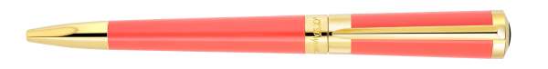 Liberte Collection - S.T. Dupont: NEW Liberte Collection Coral Lacquer with Gold Trim Ballpoint